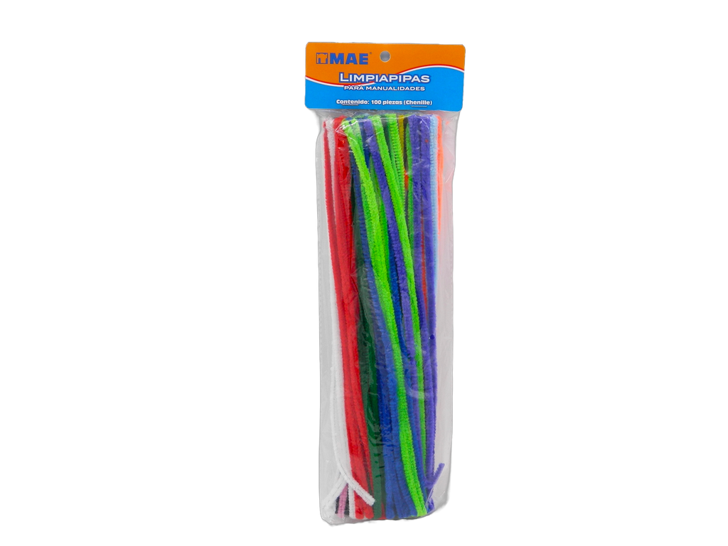 Limpiapipas Colores Surtidos C/ 100 pzs Mae