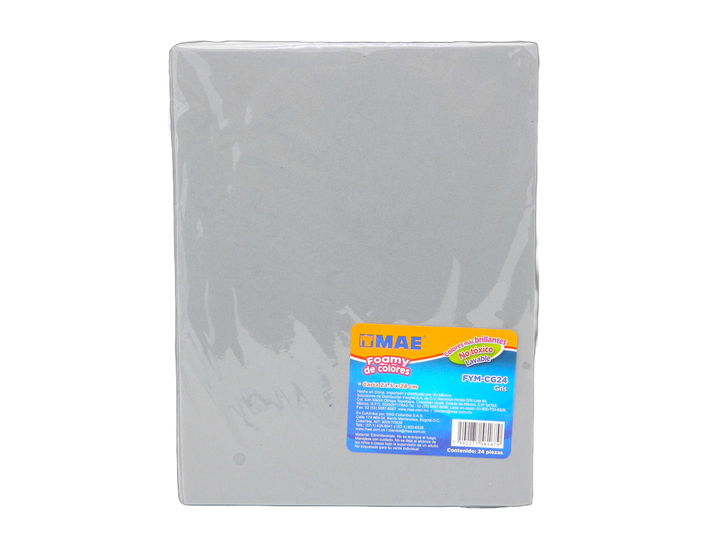 Foamy T/ Carta Gris C/ 24 pzs Mae