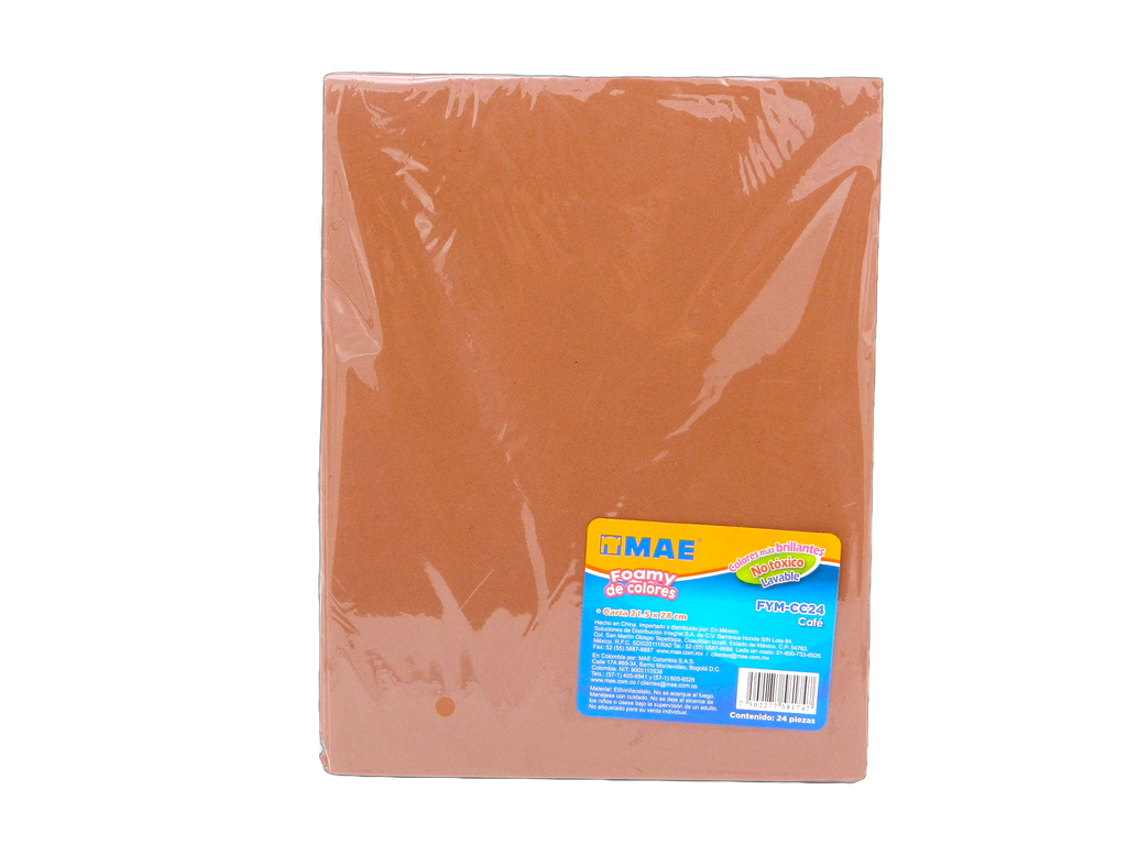 Foamy T/ Carta Cafe C/ 24 pzs Mae