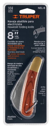 Cuchillo Abatible P/ Electricista 8" 18539 Truper