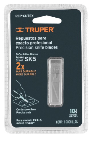 Cuchilla Repuesto Exacto C/ 5 pzs 16979 Truper