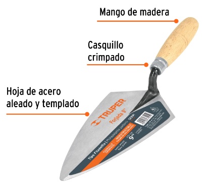 Cuchara Forjada Filadelfia 9" 12991 Truper