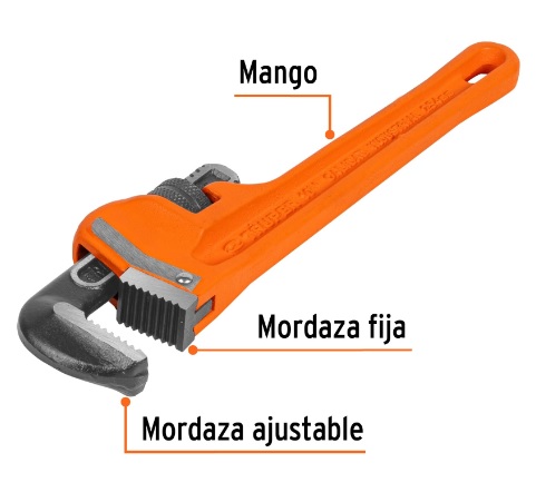 Llave Stilson Industrial 10" 15836 Truper