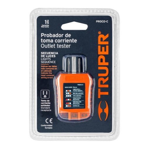 Probador Tomacorriente 17241 Truper