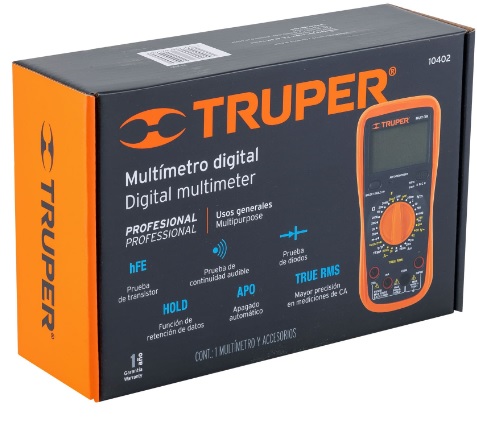 Multimetro Digital 10402 Truper