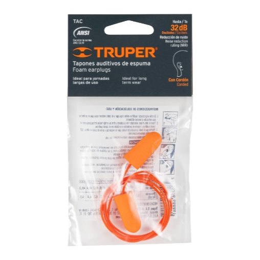 Tapon Auditivo Espuma Poliuretano 32dB 14223 Truper