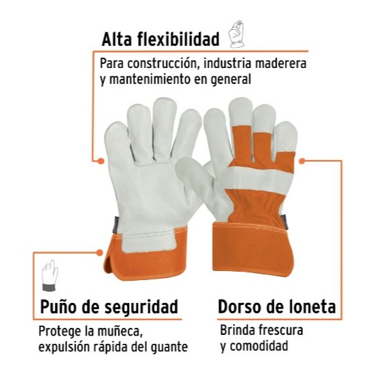 Guante Piel de Res 17051 Truper