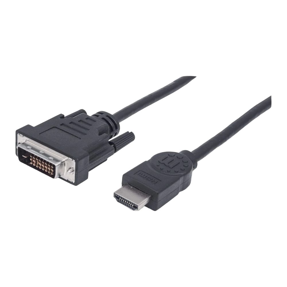 Cable P/ Monitor HDMI Macho a DVI-D Macho 1.8 mts Manhattan