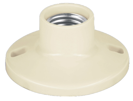 Roseta Portalamparas Baquelita 3.5" 9 cms 46519 Truper