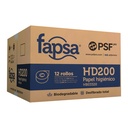 Papel Higienico Jumbo Jr 200 mts C/ 12 pzs HD200 Fapsa