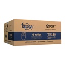 Toalla Rollo Blanca 180 mts C/ 6 pzs TR180 Fapsa