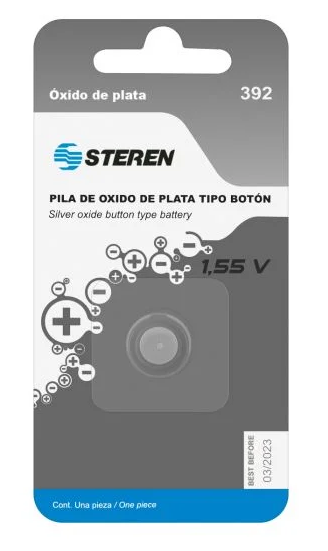 Pila Tipo Boton LR41 392 Steren