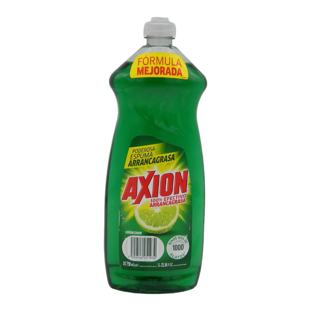 Lavatrastes Liquido Axion Limon 750 ml
