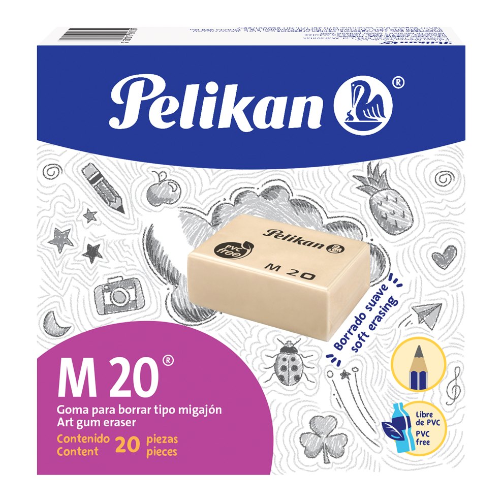 Borrador Migajon M20 C/ 20 pzs Pelikan