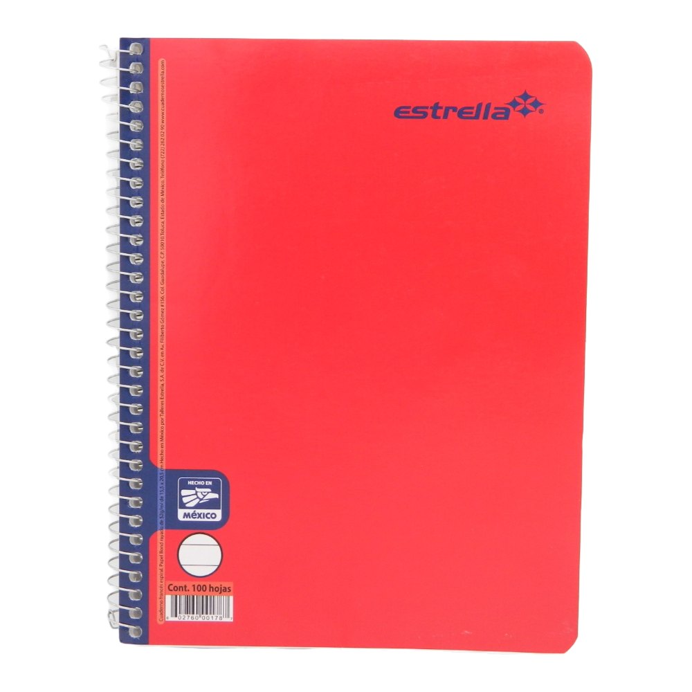 Cuaderno F/ Francesa Rayado C/ 100 hjs Estrella