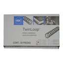 Arillo Metalico 9/16" Negro C/ 20 pzs Gbc