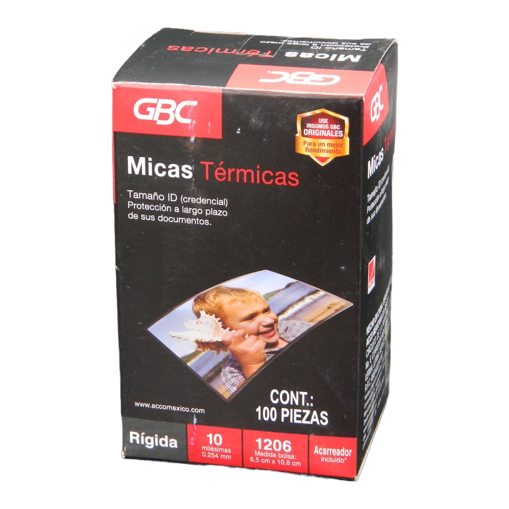 Mica Termica 6.5 x 10.8 1206 C/ 100 pzs Gbc