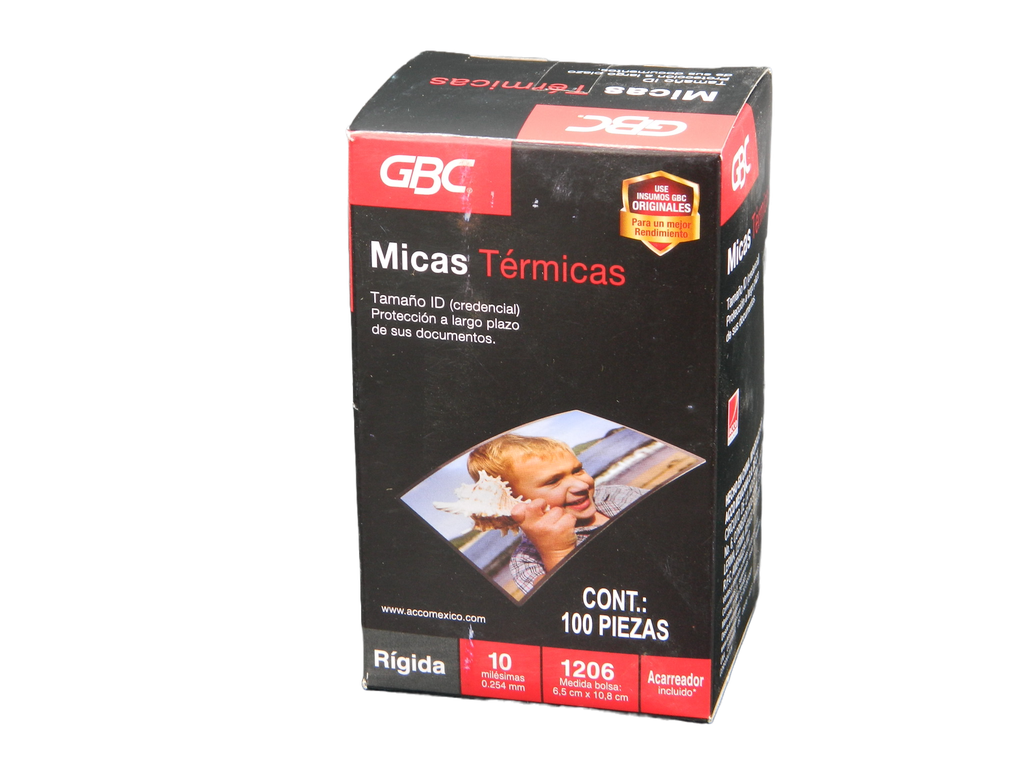 Mica Termica 6.5 x 10.8 1206 C/ 100 pzs Gbc