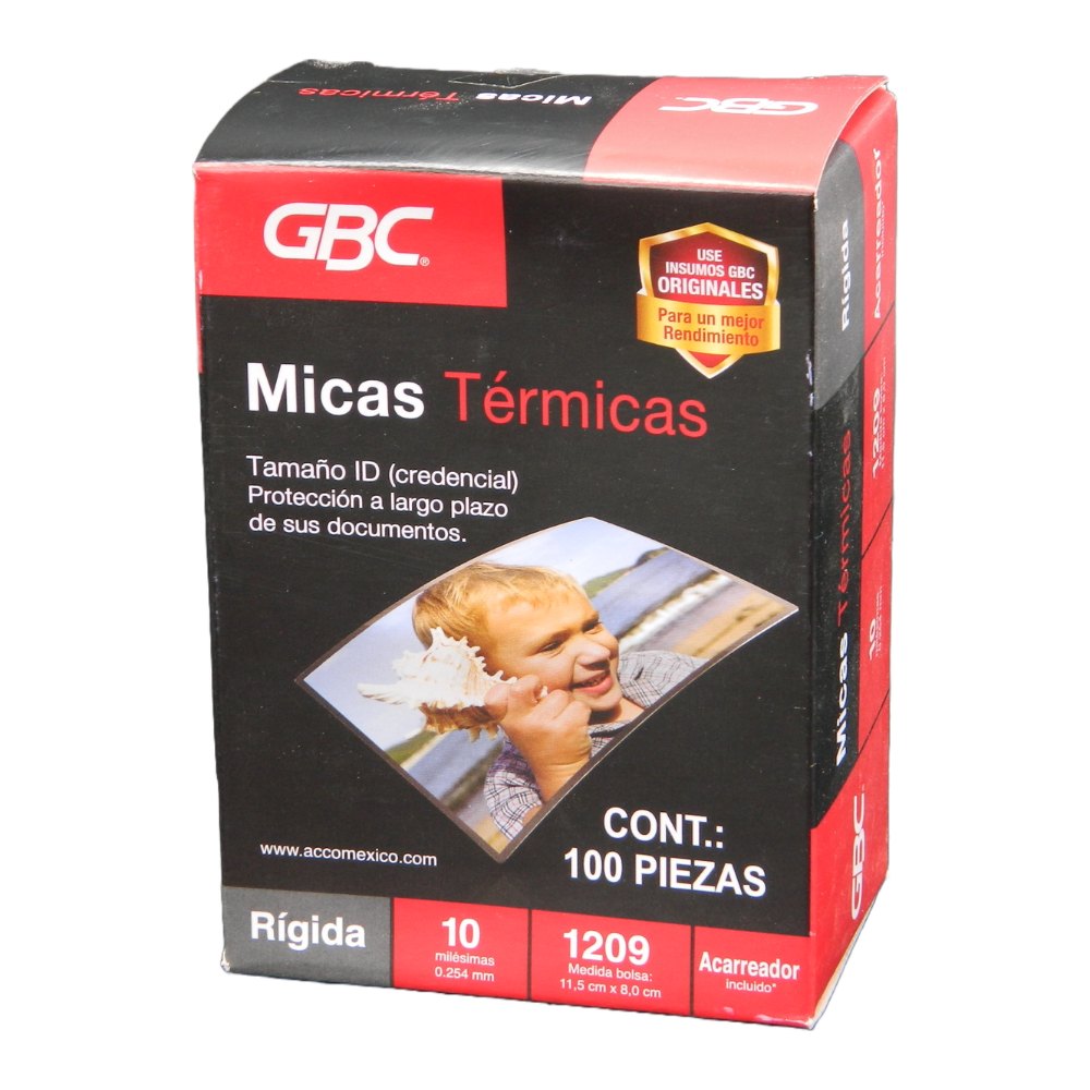 Mica Termica 8 x 11.5 1209 C/ 100 pzs Gbc