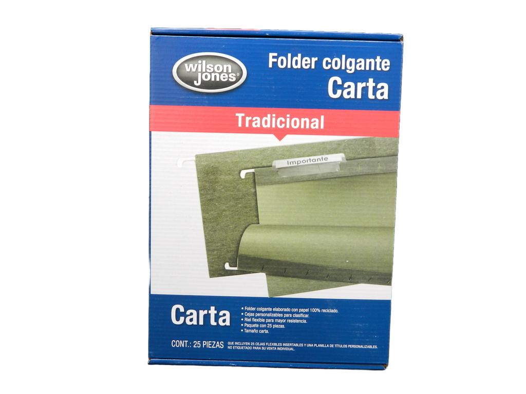 Folder Colgante T/ Carta C/ 25 pzs Acco