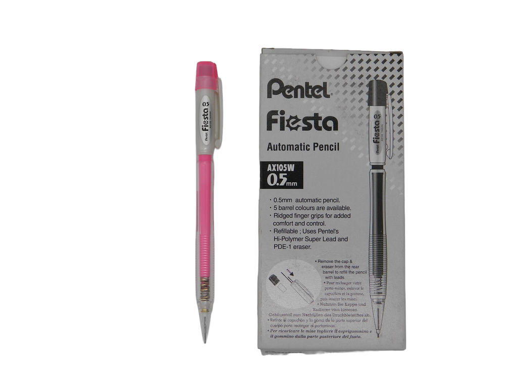 Lapicero Fiesta 0.5 mm Rosa C/ 12 pzs Pentel