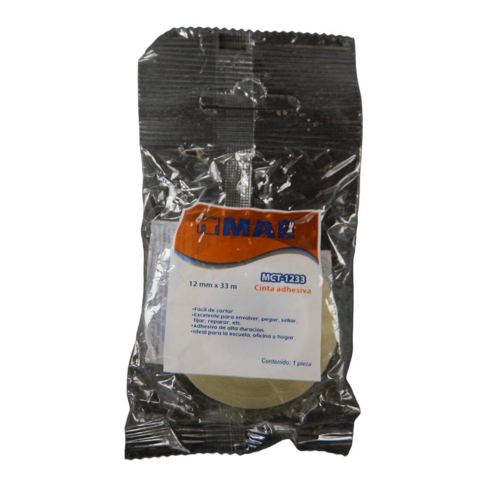 Cinta Adhesiva Corte Facil 12 x 33 Mae