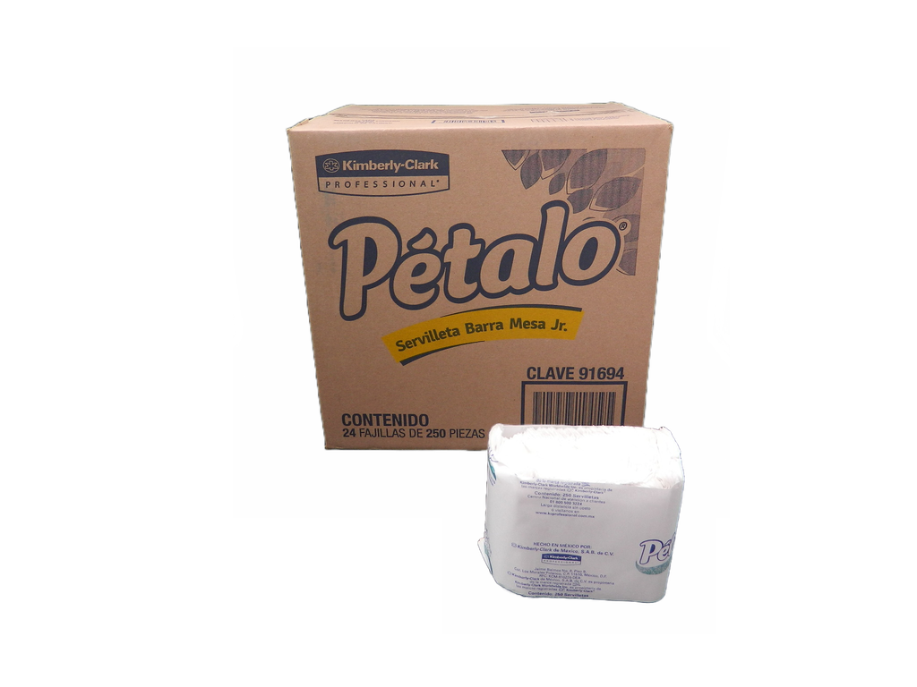Servilleta Barramesa Jr Petalo C/ 250 pzs C/ 24 pzs 91694 Kimberly