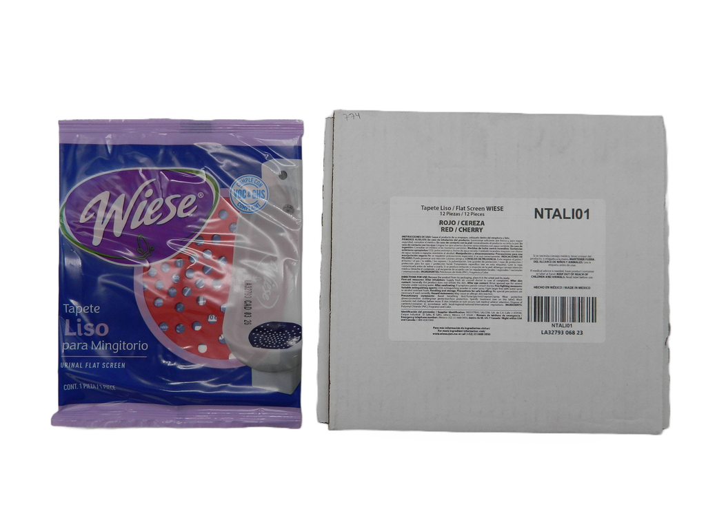 Tapete Liso P/ Migitorio Cherry Rojo C/ 12 pzs Wiese