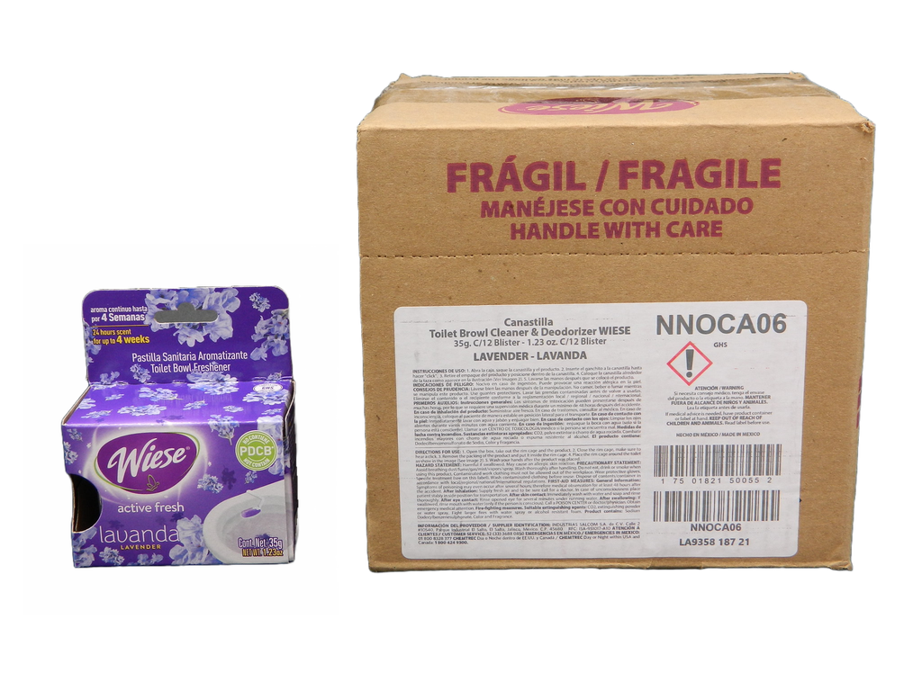 Pastilla Canastilla Lavanda 35grs C/ 12 pzs Wiese