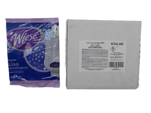 [001599] Tapete Liso P/ Migitorio Chicle Azul C/ 12 pzs Wiese