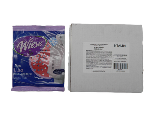 [001600] Tapete Liso P/ Migitorio Cherry Rojo C/ 12 pzs Wiese