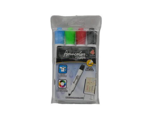 [002330] Marcador Base Agua Acuacolor Surtido C/ 4 pzs Newell