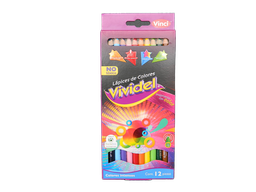 [003196] Colores Largos Vividel C/ 12 pzs Dixon