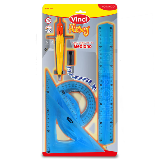 [003197] Juego Geometrico Flexible Mediano Vinci Dixon