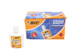 [003351] Corrector Liquido 20 ml Esponja Rapid C/ 10 pzs Bic