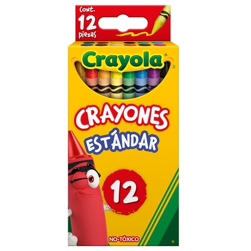[003692] Crayones Estandar C/ 12 pzs Crayola