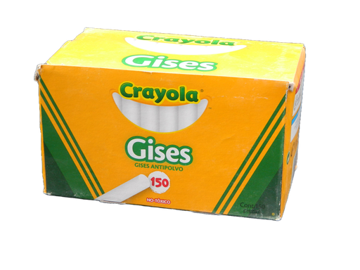 [003713] Gis Blanco Antipolvo C/ 150 pzs Crayola