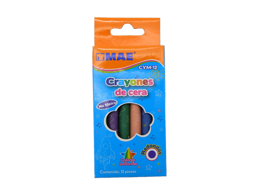 [003826] Crayones Estandar C/ 12 pzs Mae