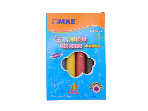 [003828] Crayones Jumbo C/ 6 pzs Mae