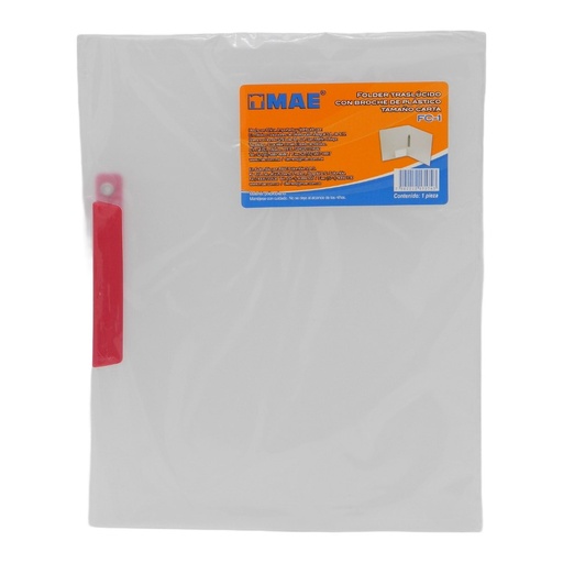 [003835] Folder Plastico C/ Clip Mae