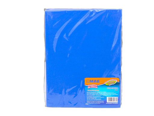 [003873] Foamy T/ Carta Azul C/ 24 pzs Mae