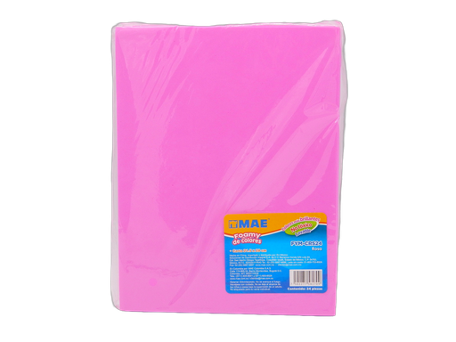 [003880] Foamy T/ Carta Rosa C/ 24 pzs Mae