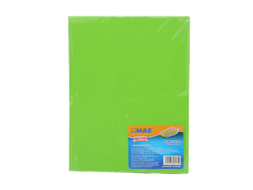 [003885] Foamy T/ Carta Verde Claro C/ 24 pzs Mae