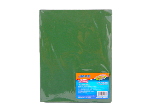 [003887] Foamy T/ Carta Verde Obscuro C/ 24 pzs Mae
