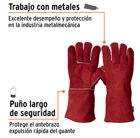 [004317] Guante Carnaza Soldador 19458 Truper