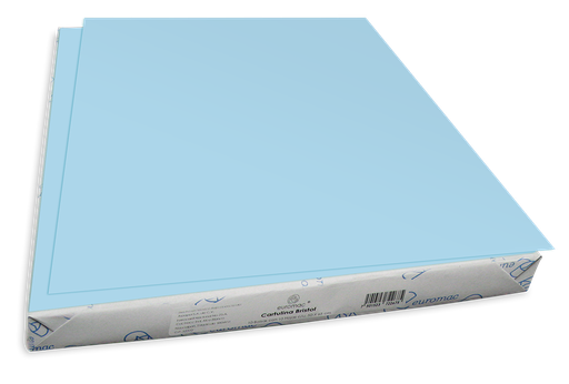 [004450] Cartulina Bristol 50 Kg Azul C/ 100 pzs Arpapel