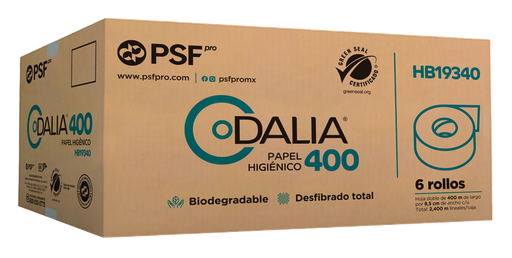 [004691] Papel Higienico Jumbo Sr 400 mts C/ 6 pzs 400 Dalia