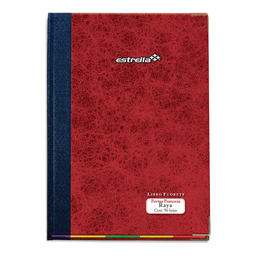 [004774] Libro Florete Rayado F/ Frances Raya 96 hjs Estrella