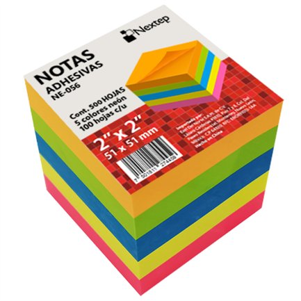 [005346] Cubo Neon 2 x 2 C/ 500 pzs Nextep