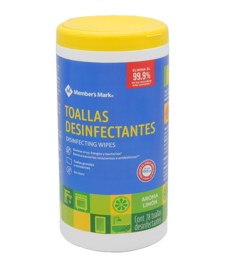[000535] Toallitas Desinfectantes C/ 78 pzs Members